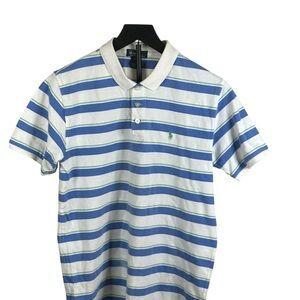 Polo by Ralph Lauren Boys’ Striped Polo Shirt L (16/18) Blue Green White